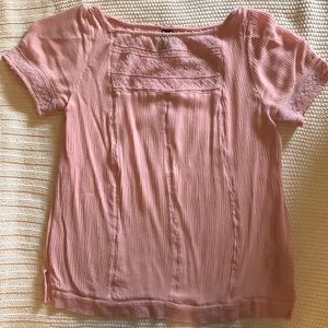 Boho style top in dusty pink